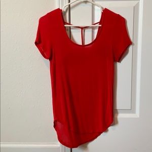XS NOBO Red Open Back T-Shirt